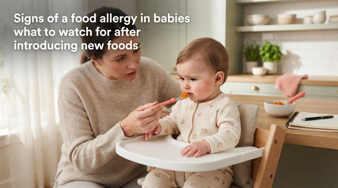 Signs of a food allergy in babies what to watch for after introducing new foods