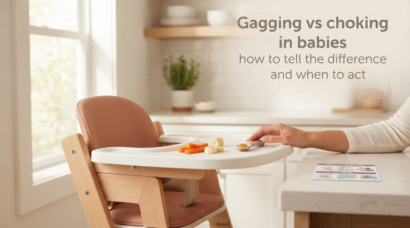 Gagging vs choking in babies how to tell the difference and when to act