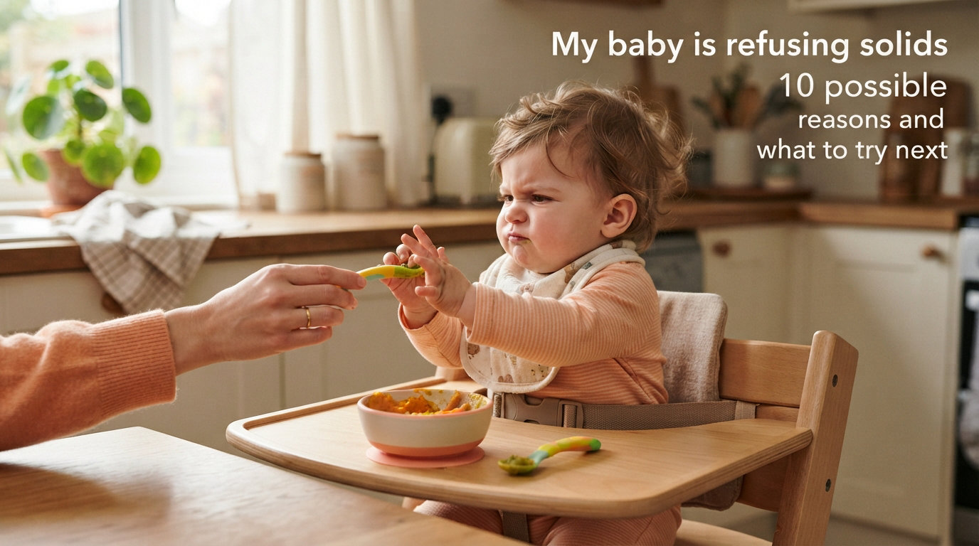 My baby is refusing solids 10 possible reasons and what to try next