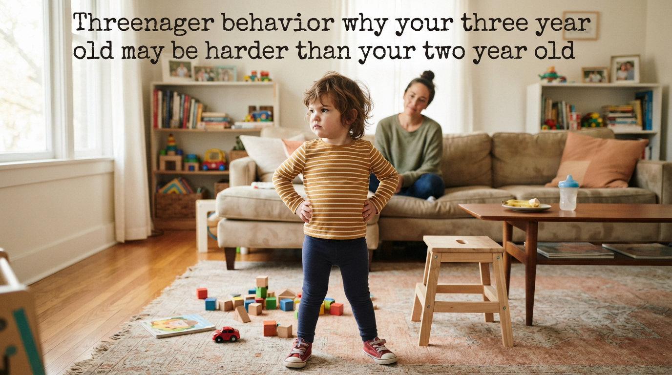 Threenager behavior why your three year old may be harder than your two year old