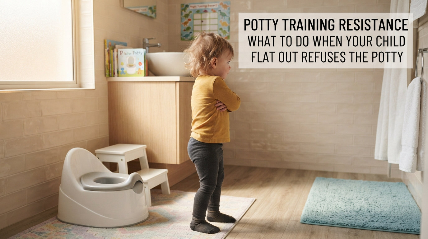 Potty training resistance what to do when your child flat out refuses the potty