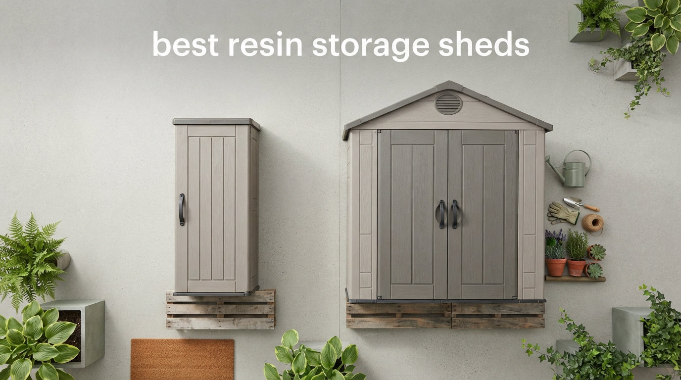 best resin storage sheds