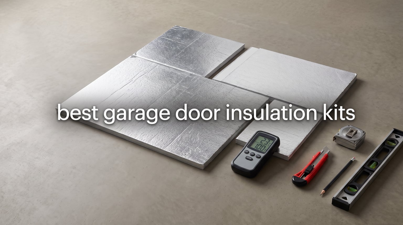 best garage door insulation kits