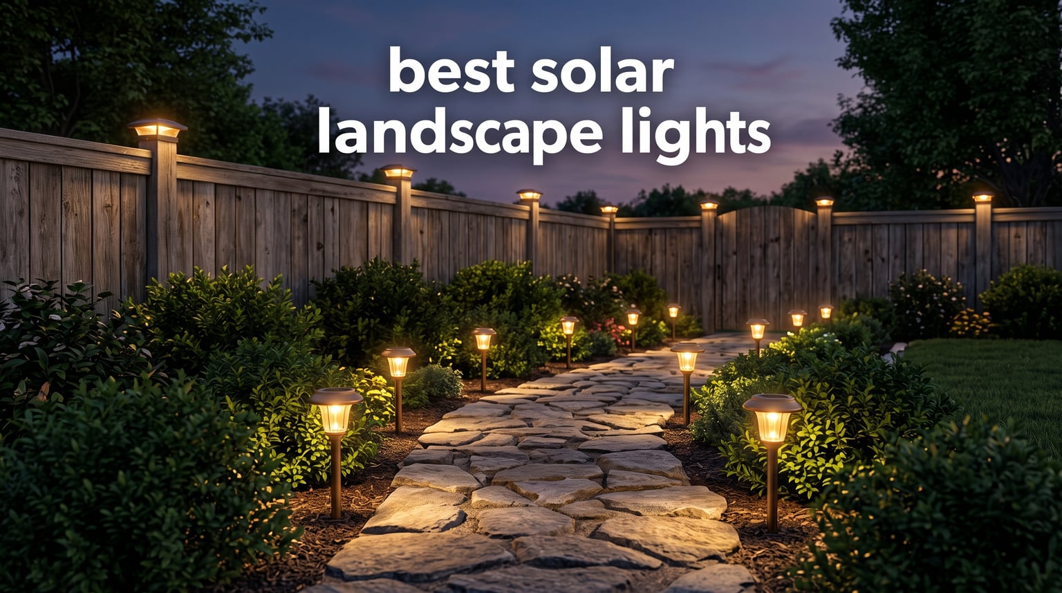 best solar landscape lights