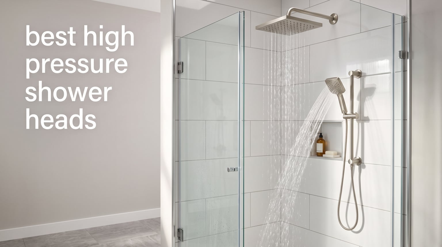 best high pressure shower heads