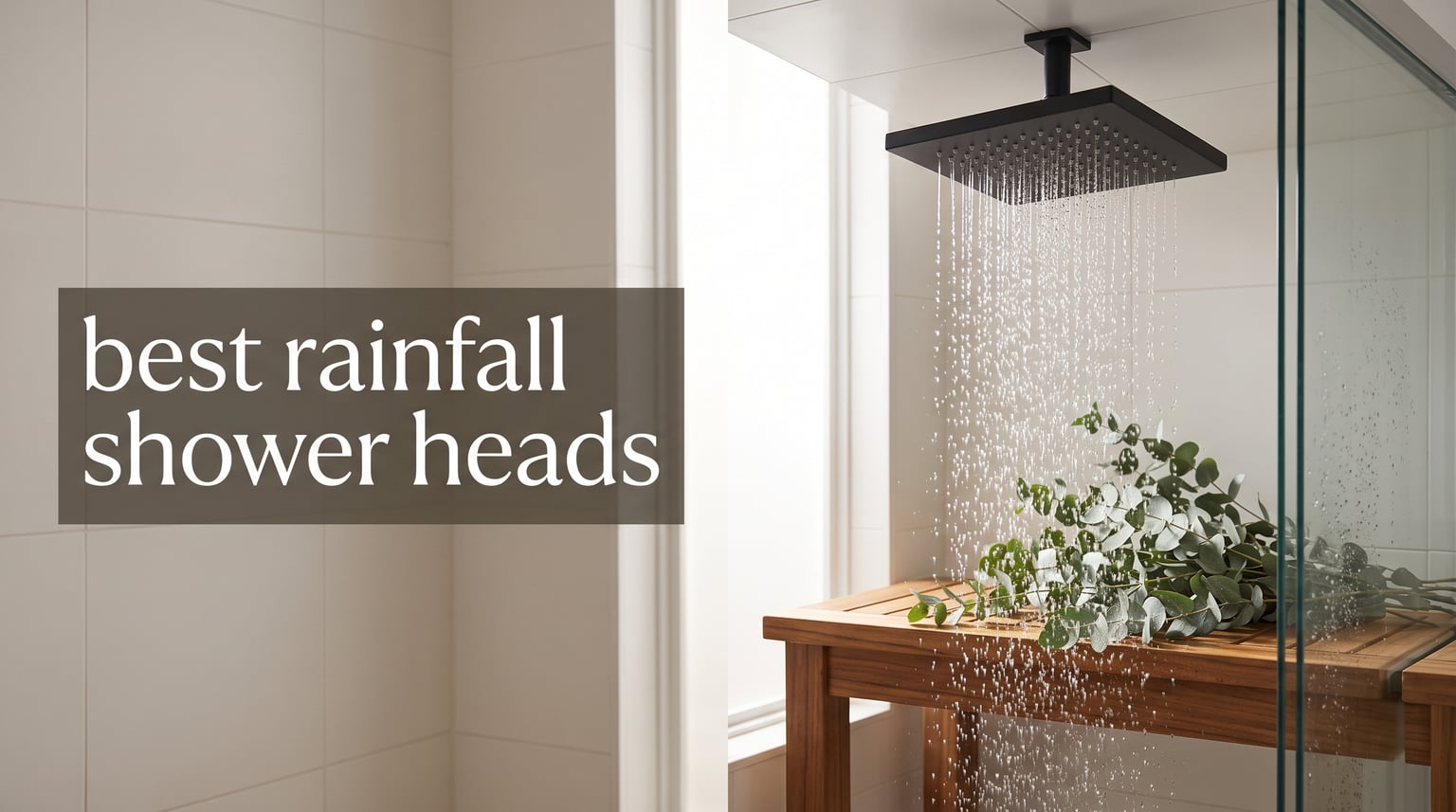 best rainfall shower heads