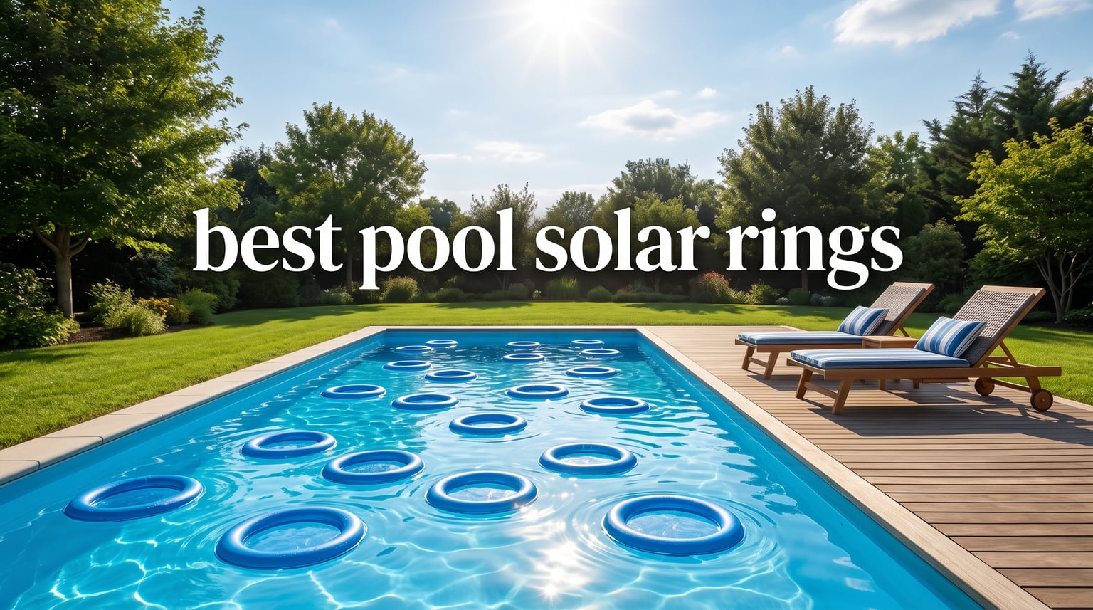 best pool solar rings