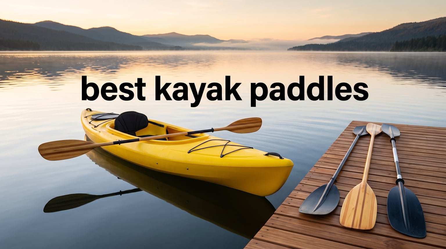 best kayak paddles