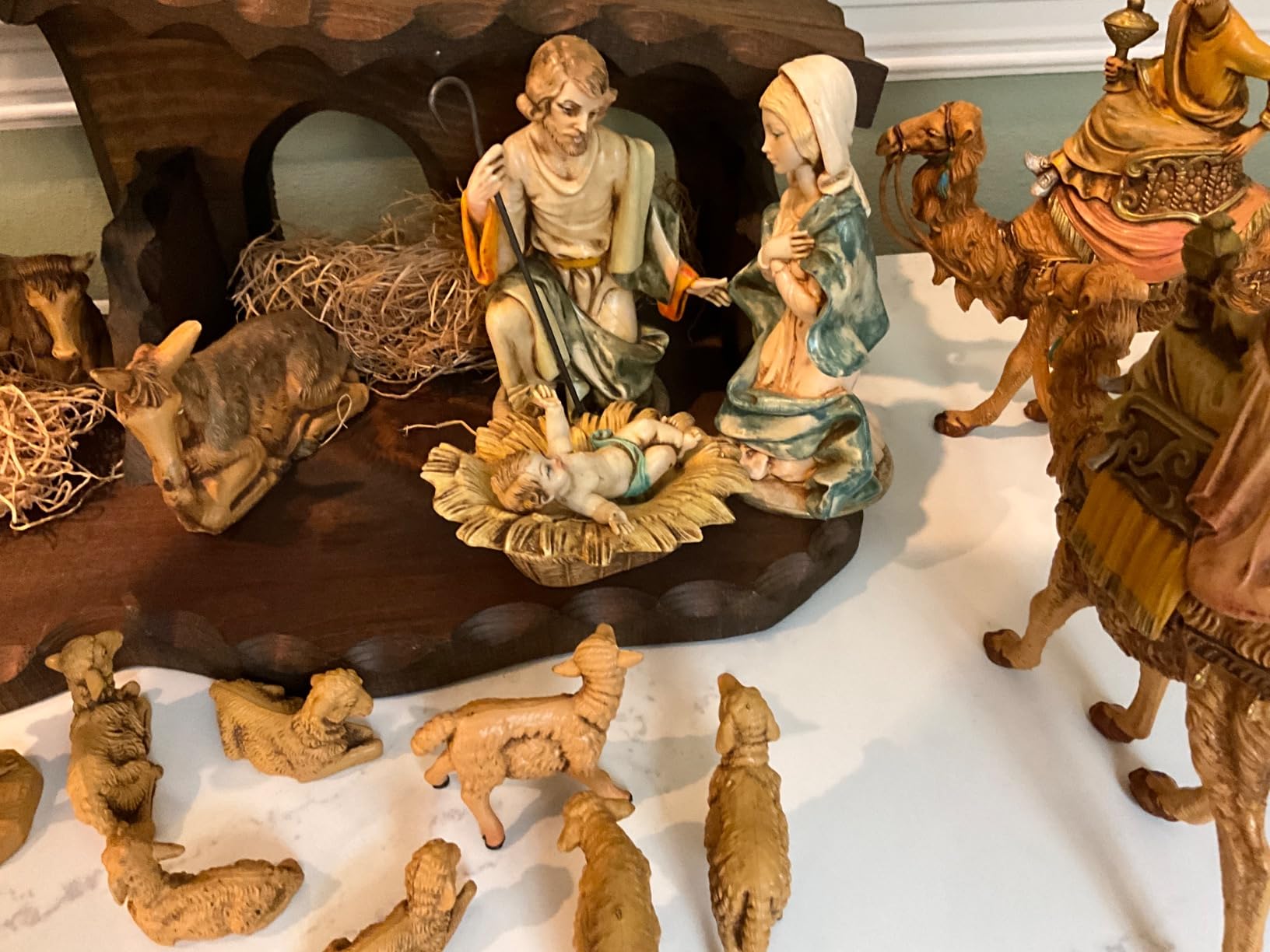 Fontanini by Roman Classic Holy Family Nativity Set, 3-Piece, 5-Inch Each customer photo 2