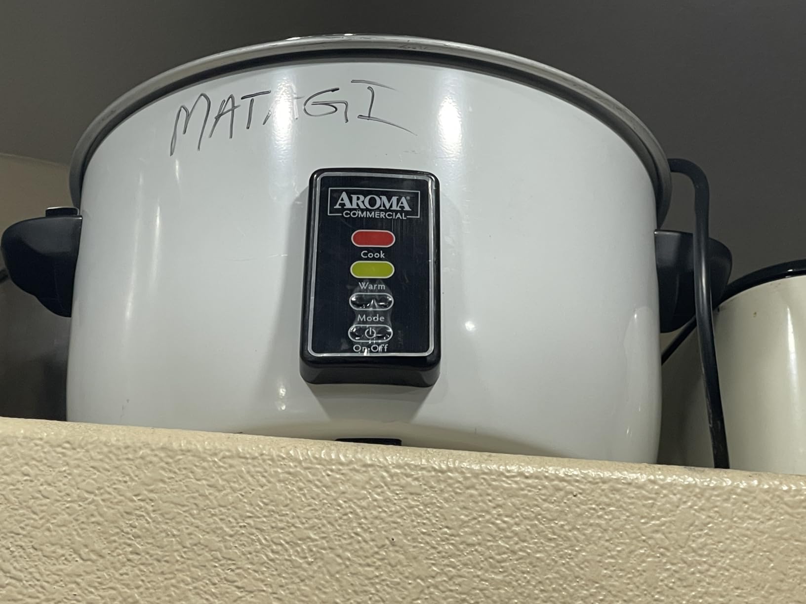 Aroma Housewares 60-Cup (Cooked) (30-Cup UNCOOKED) Commercial Rice Cooker (ARC-1033E), White customer photo 2