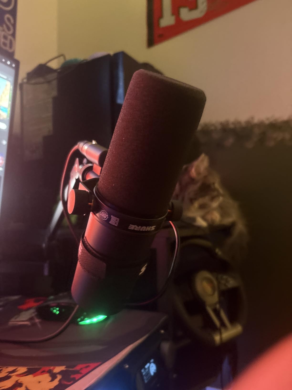 Shure SM7B Dynamic Studio Microphone - XLR Mic for Podcasting, Streaming, Vocal Recording & Broadcasting customer photo 1