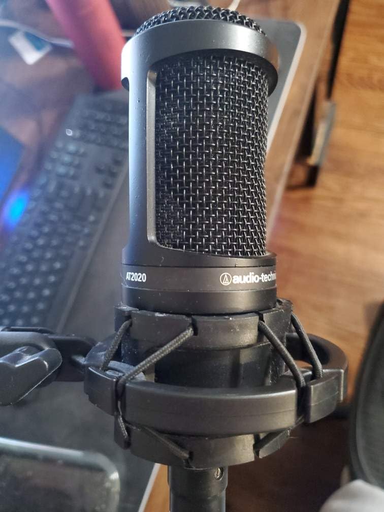 Audio-Technica AT2020 Cardioid Condenser Studio XLR Microphone customer photo 1