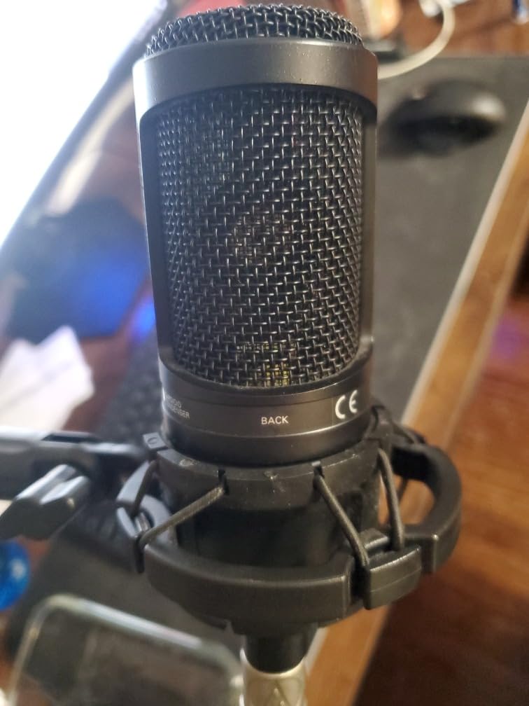 Audio-Technica AT2020 Cardioid Condenser Studio XLR Microphone customer photo 2