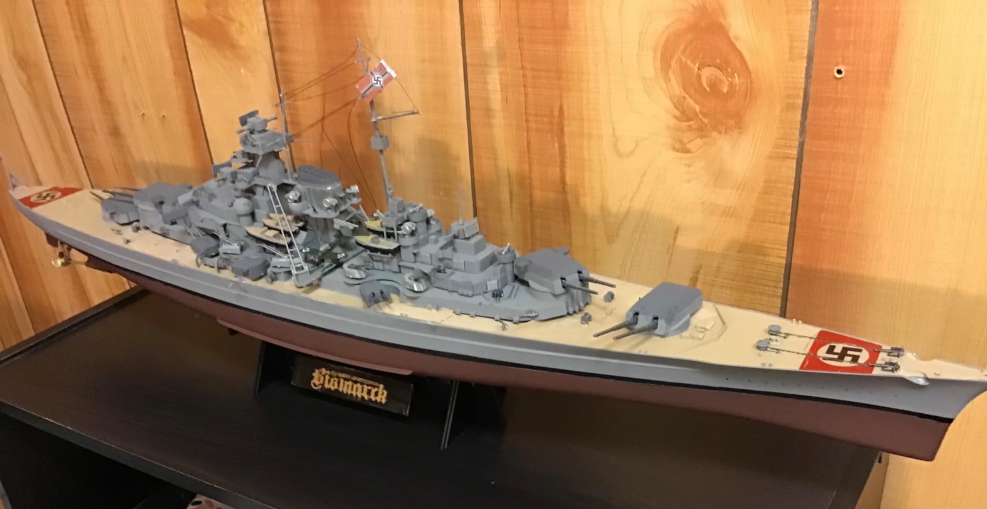 Tamiya 78013 1/350 German Battleship Bismarck Plastic Model Boat Kit customer photo 1
