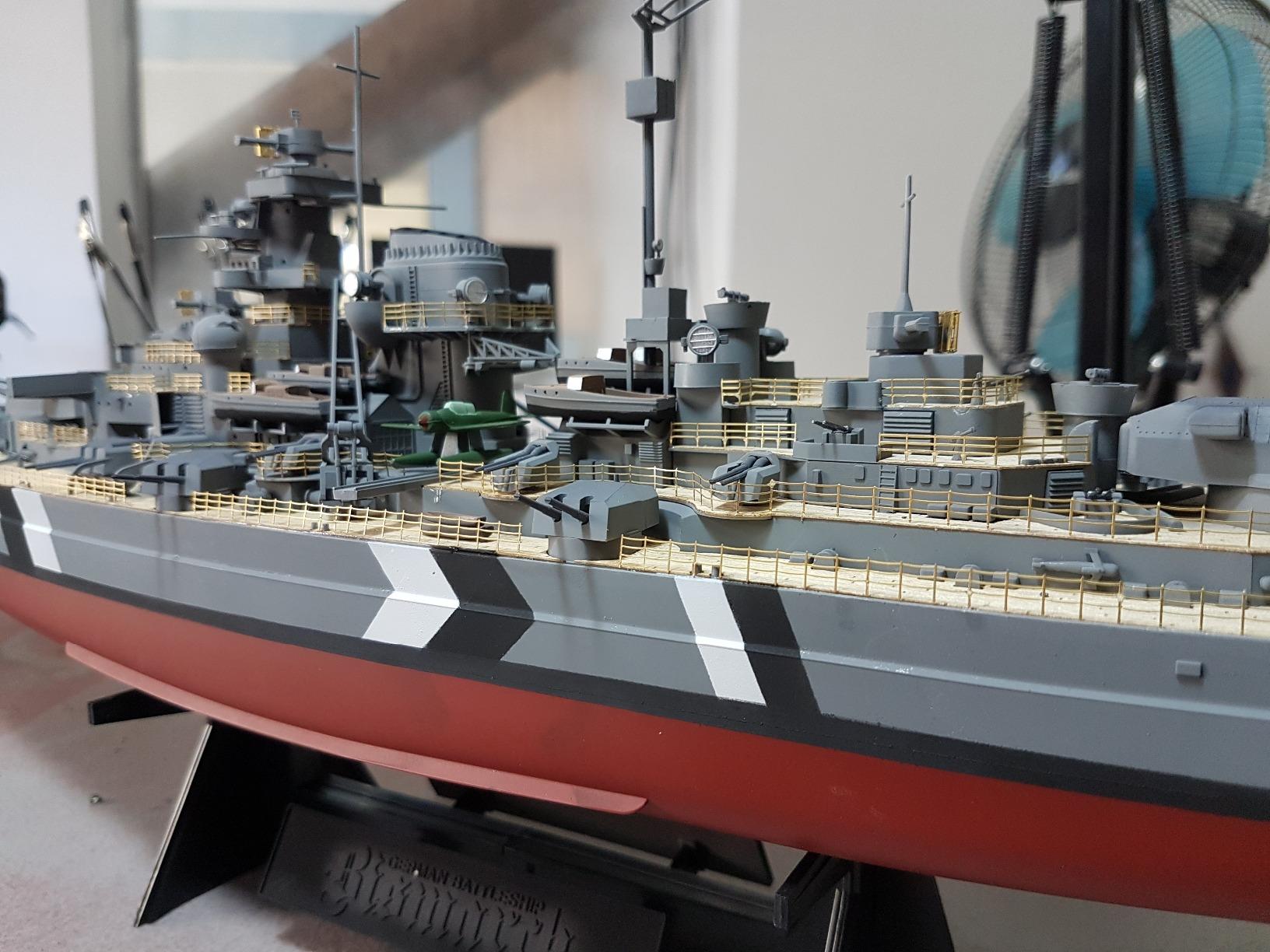 Tamiya 78013 1/350 German Battleship Bismarck Plastic Model Boat Kit customer photo 2
