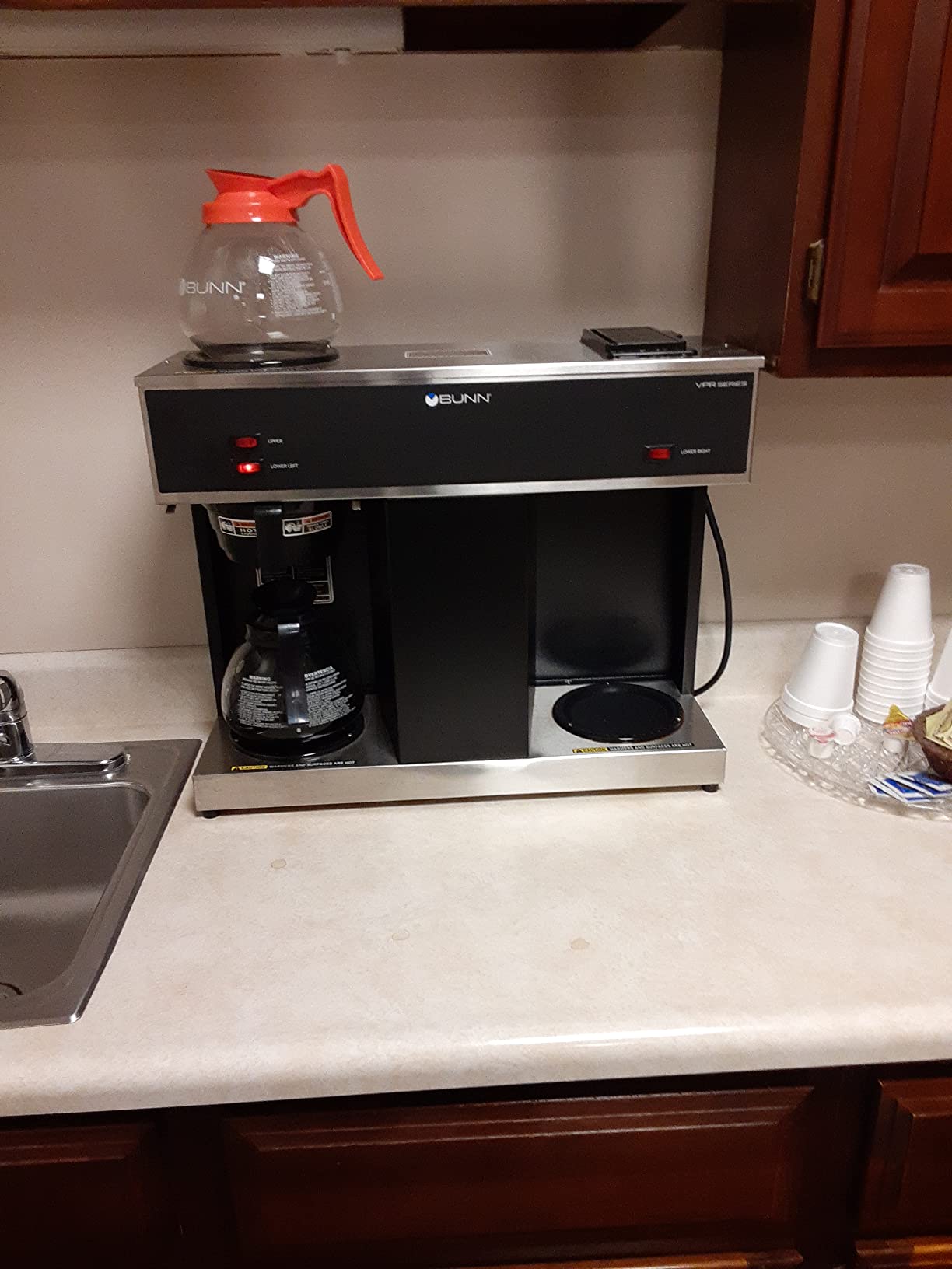 Bunn 04275.0031 VPS 12-Cup Pourover Commercial Coffee Brewer, with 3 Warming Stations (120V/60/1PH) customer photo 2