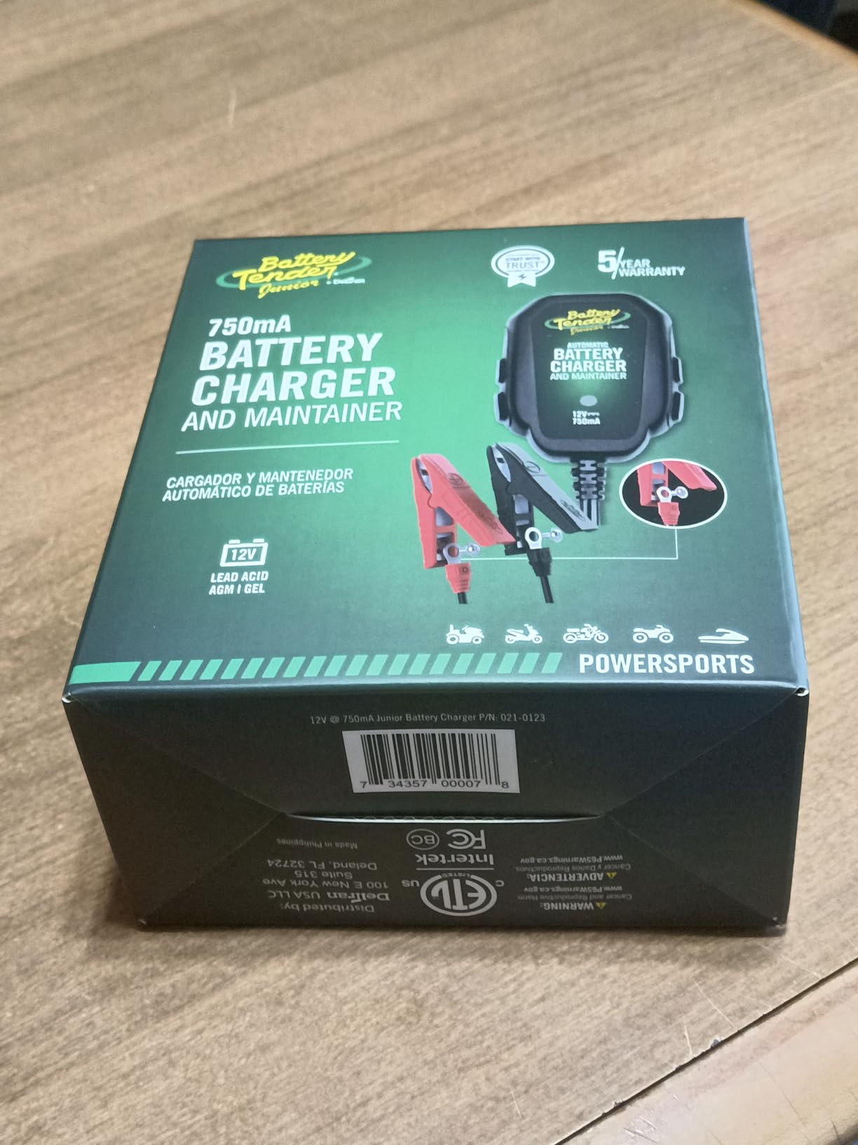 Battery Tender Junior 12V, 750mA Charger and Maintainer - Automatic 12V Powersports for Motorcycle, ATVs, and More (021-0123) customer photo 1