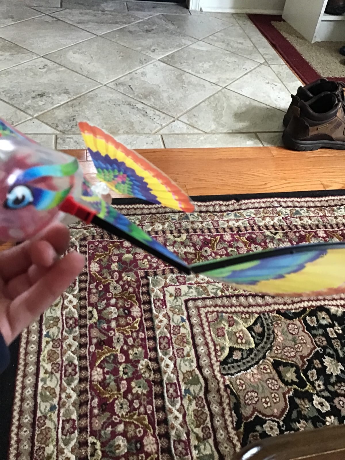 Schylling Tim Bird Flying Toy - Rubberband-Powered Mechanical Bird that Really Flies - Wings Flap and Flies 50 Feet - Ages 7 and Up customer photo 2