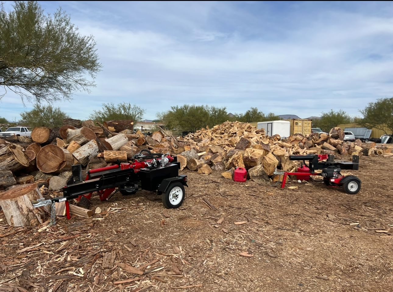 NorthStar Horizontal/Vertical Log Wood Splitter - 37-Ton, 270cc Honda GX270 Engine customer photo 2