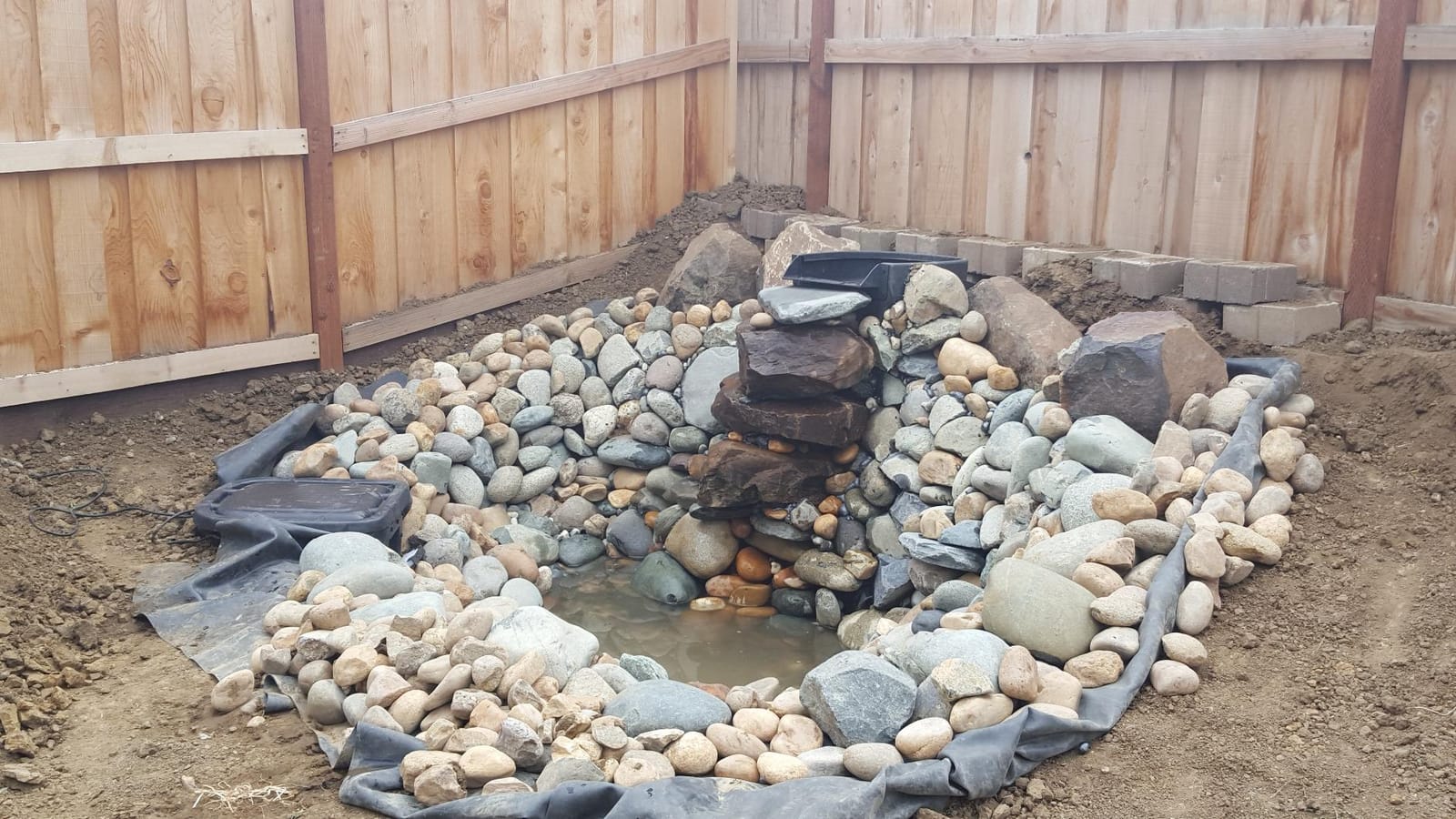 Aquascape DIY Backyard Pond Kit 8 x 11 feet - Complete Water Garden Ecosystem with Pump, Skimmer, and Filter, 99765 customer photo 2