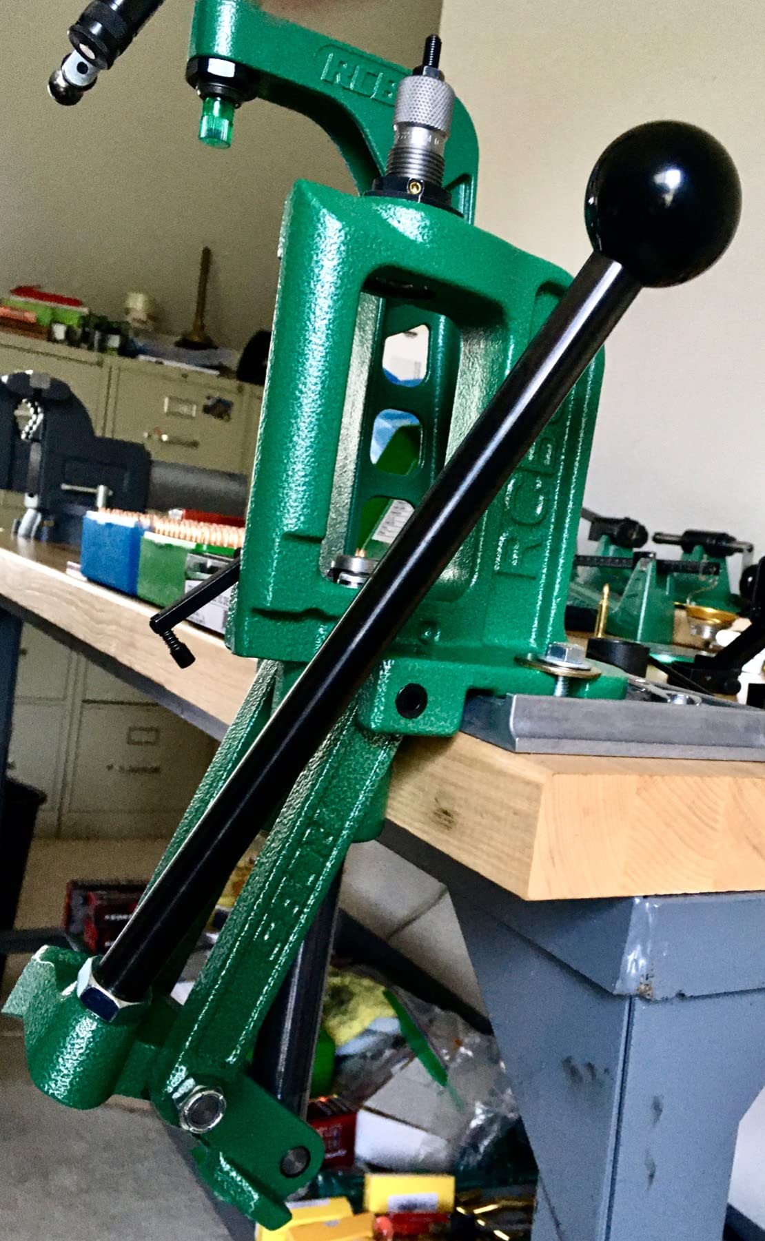 RCBS Rock Chucker Supreme Single Stage Reloading Press - Cast Iron - Green customer photo 1