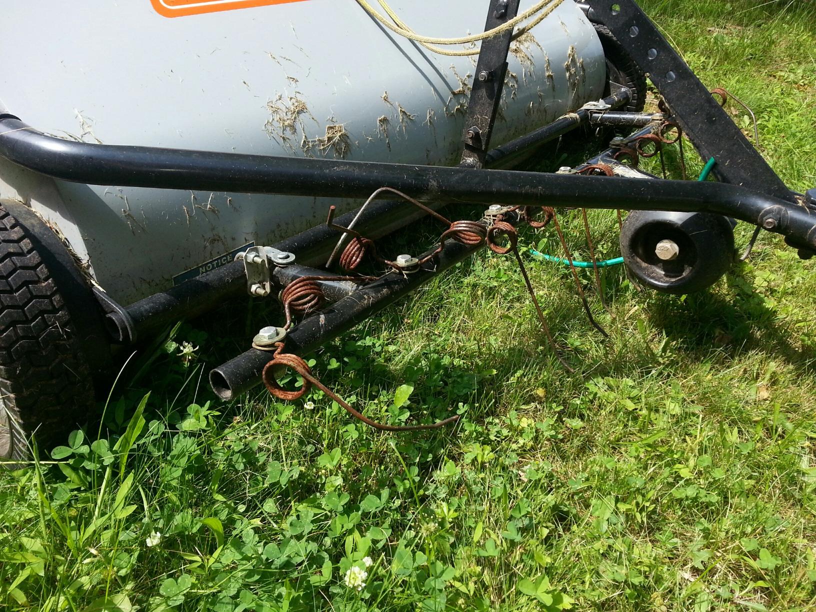 Dethatcher - Brinly Tow-Behind Dethatcher for Lawn and Garden Tractors customer photo 2