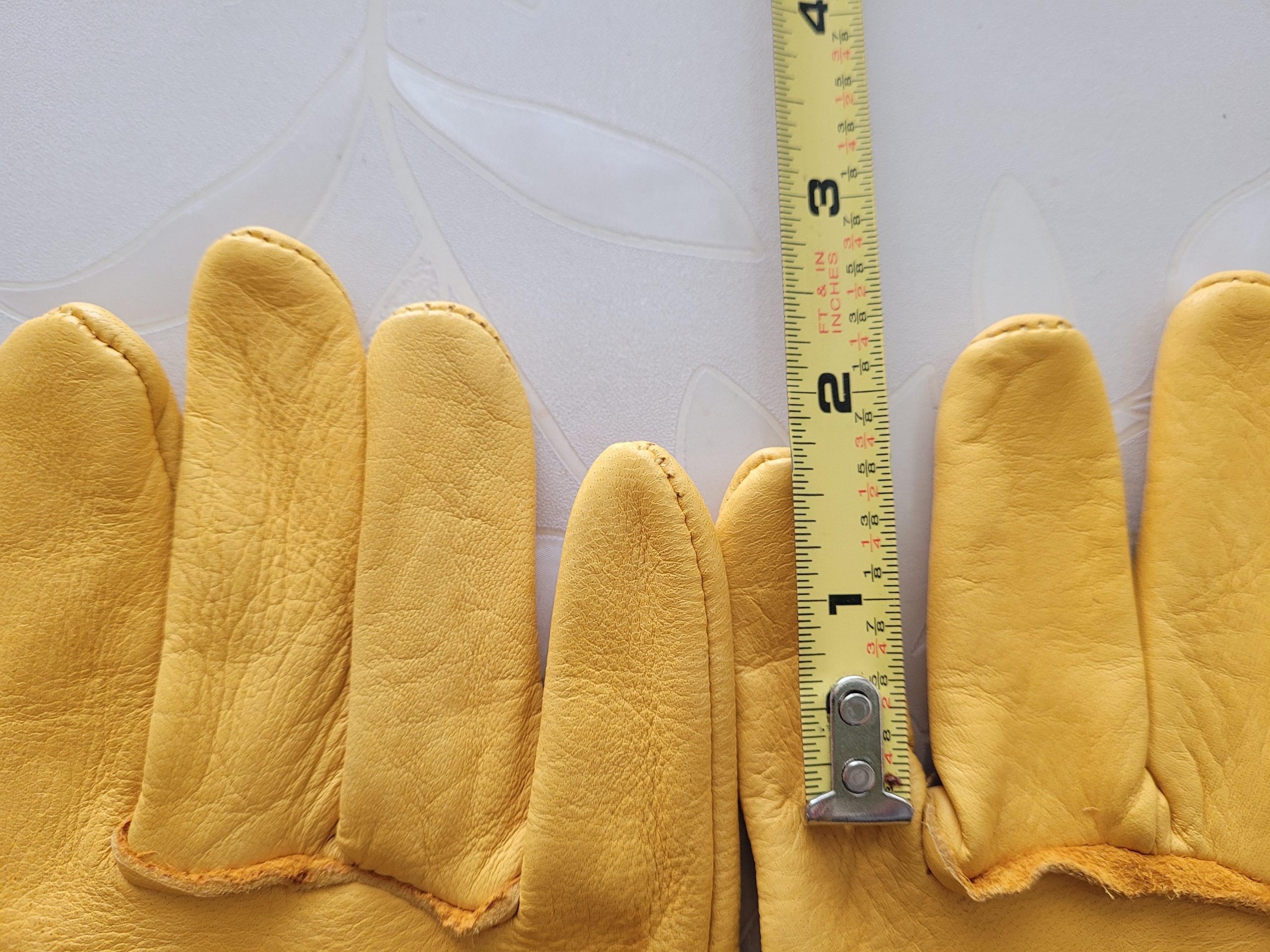 Wells Lamont Women's Deerskin Leather Gloves, Grain Deerskin, Keystone Thumb, Gunn Cut, Shirred Elastic Wrist customer photo 2