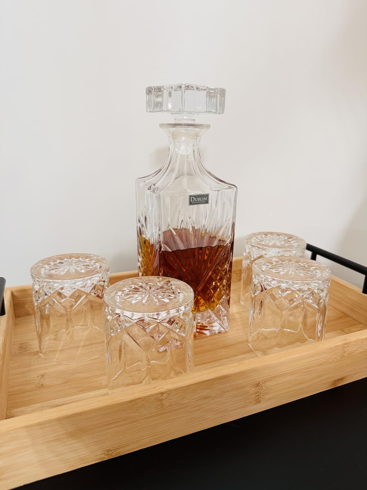 Godinger Dublin Whiskey Decanter, Liquor Decanter, Alcohol Decanter, Beer Decanter, 750ml customer photo 1