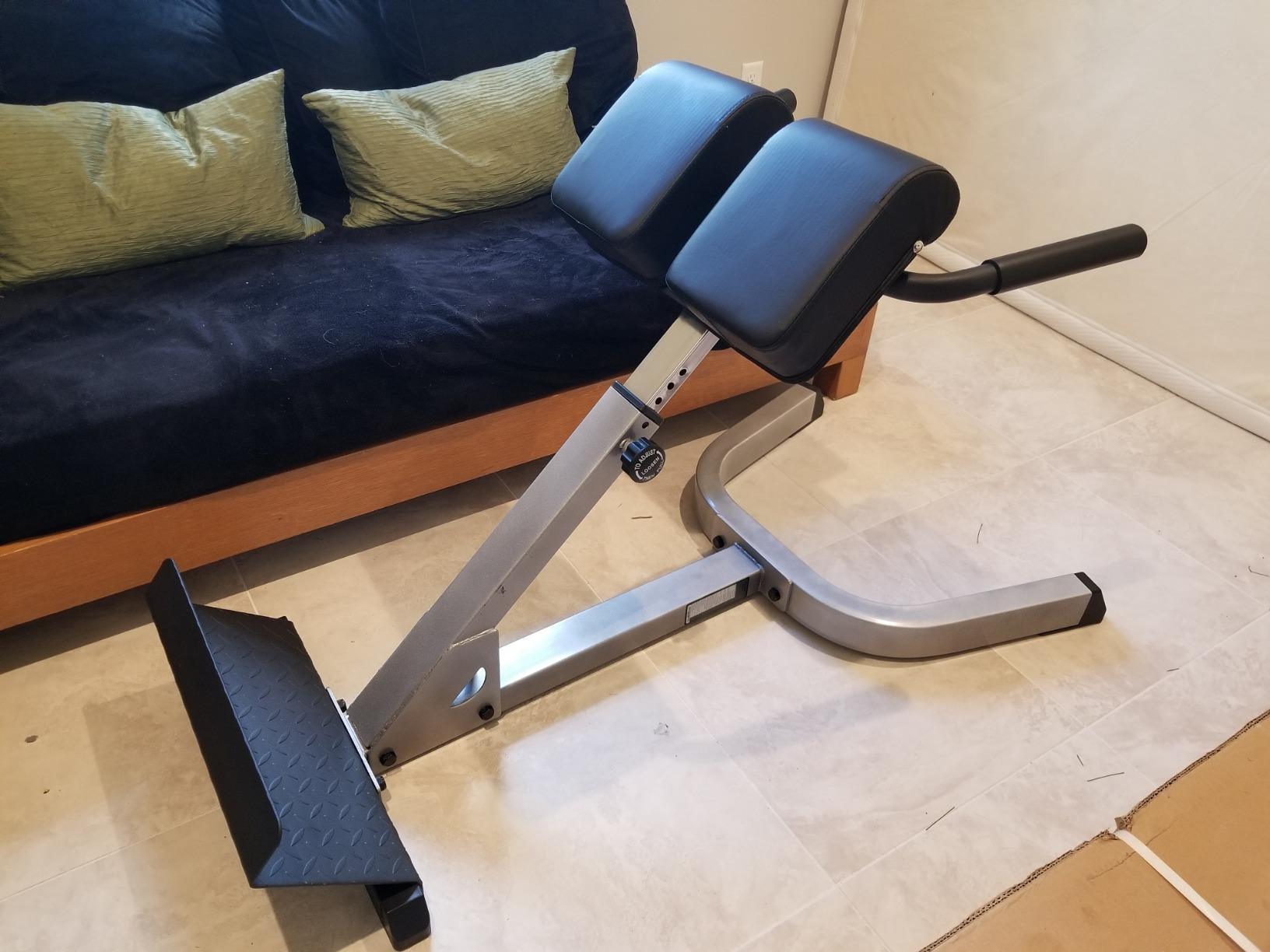 Body-Solid GHYP345B 45 Degree Hyperextension Bench - Adjustable Back and Abdominal Exercise Machine customer photo 1