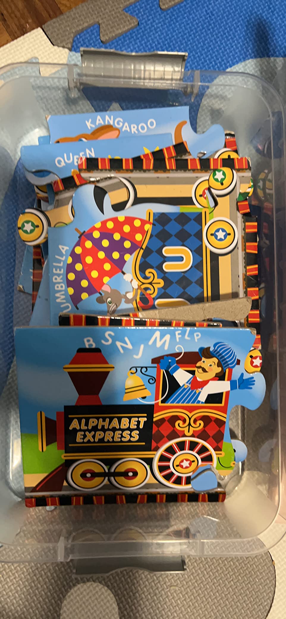 Melissa & Doug Alphabet Express Jumbo Jigsaw Floor Puzzle (27 pcs, 10 feet Long) - FSC Certified customer photo 1