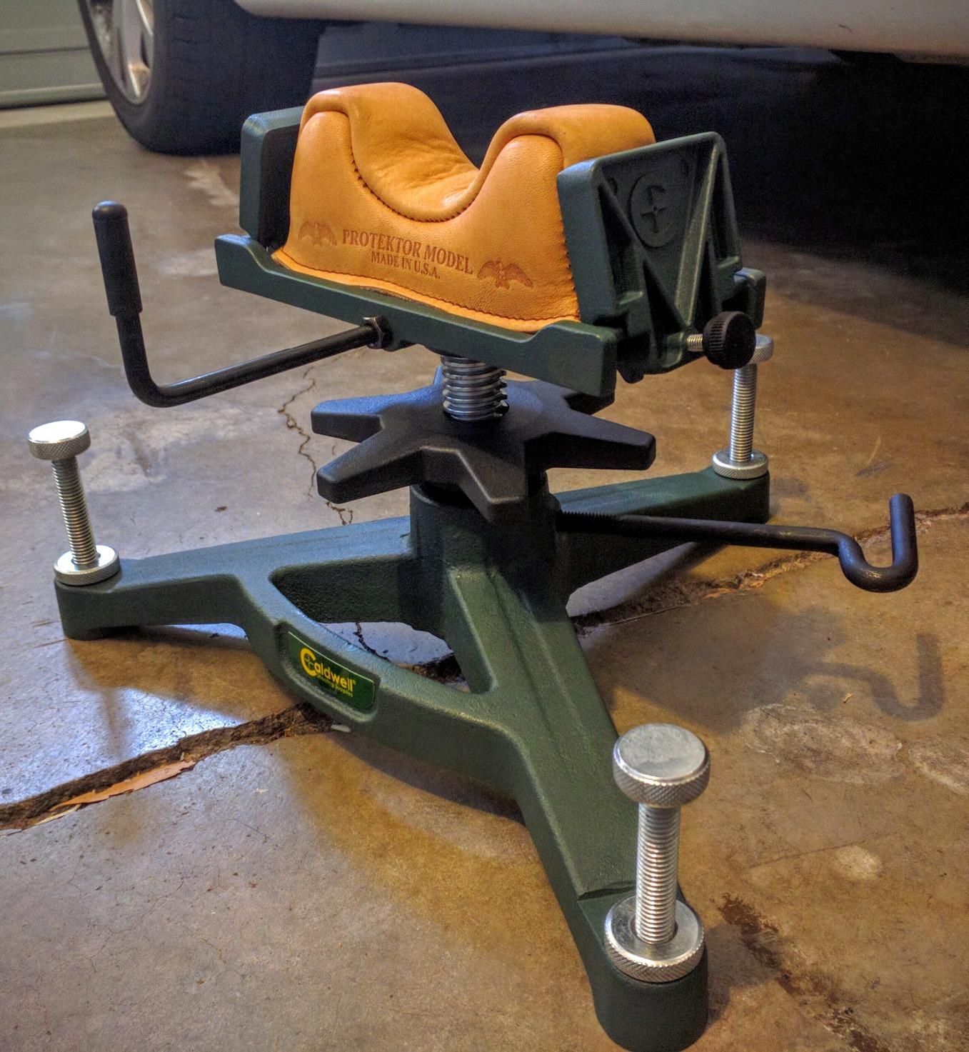 Caldwell Rock DLX Benchtop Shooting Rest, Front Bag, 3-Point Frame customer photo 2