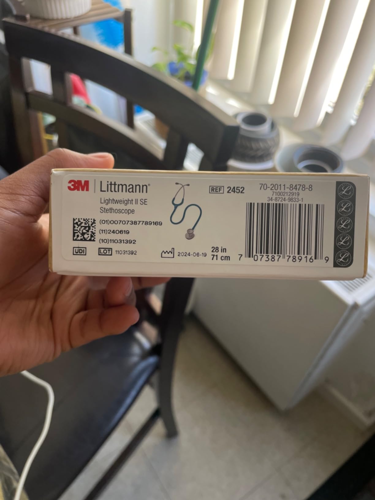 3M Littmann Lightweight II S.E. Stethoscope, 2450, 28