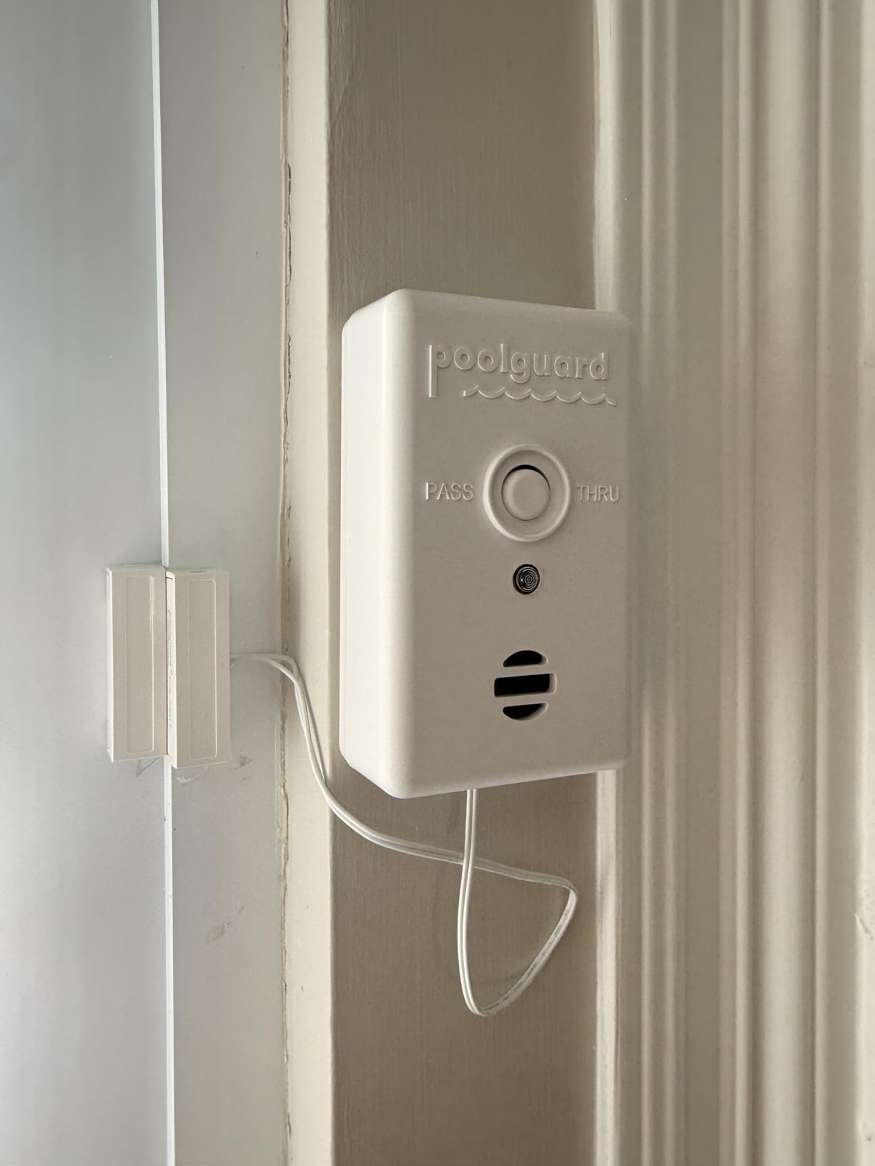PoolGuard DAPT-2 Water Hazard Pool Door Alarm, White customer photo 2