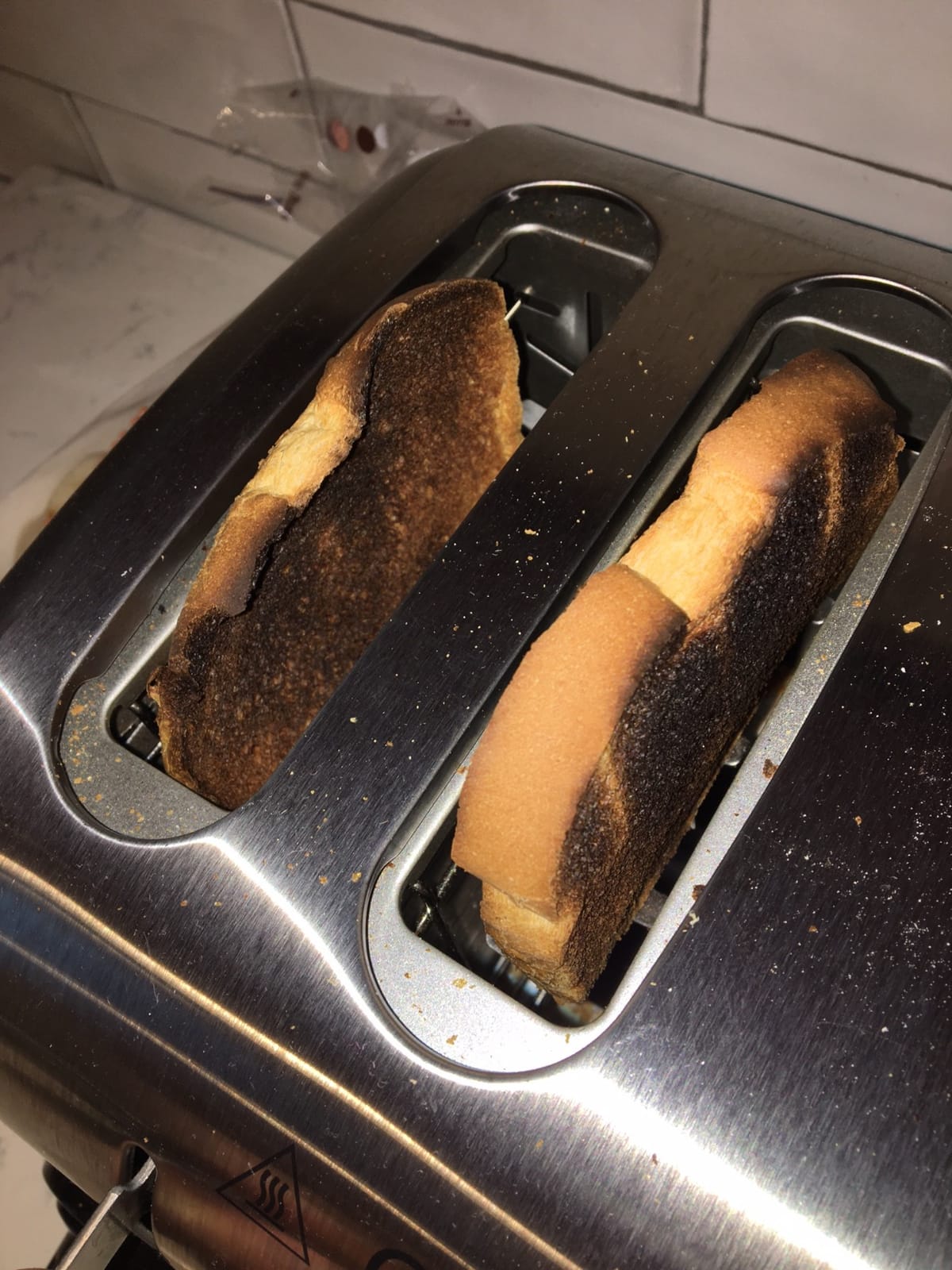 Hatco 4-Slot Pop-Up Toaster | Electric Bread Bagel Warmer with Removable Crumb Tray | 1-1/4