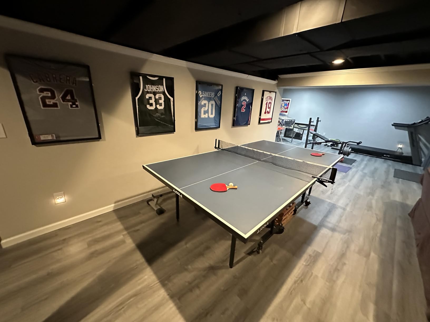 JOOLA Inside Professional MDF Indoor Ping Pong Table with Quick Clamp Table Tennis Net and Post Set - 10 Minute Easy Assembly - Tournament Quality - Foldable with Single Player Playback Mode customer photo 2