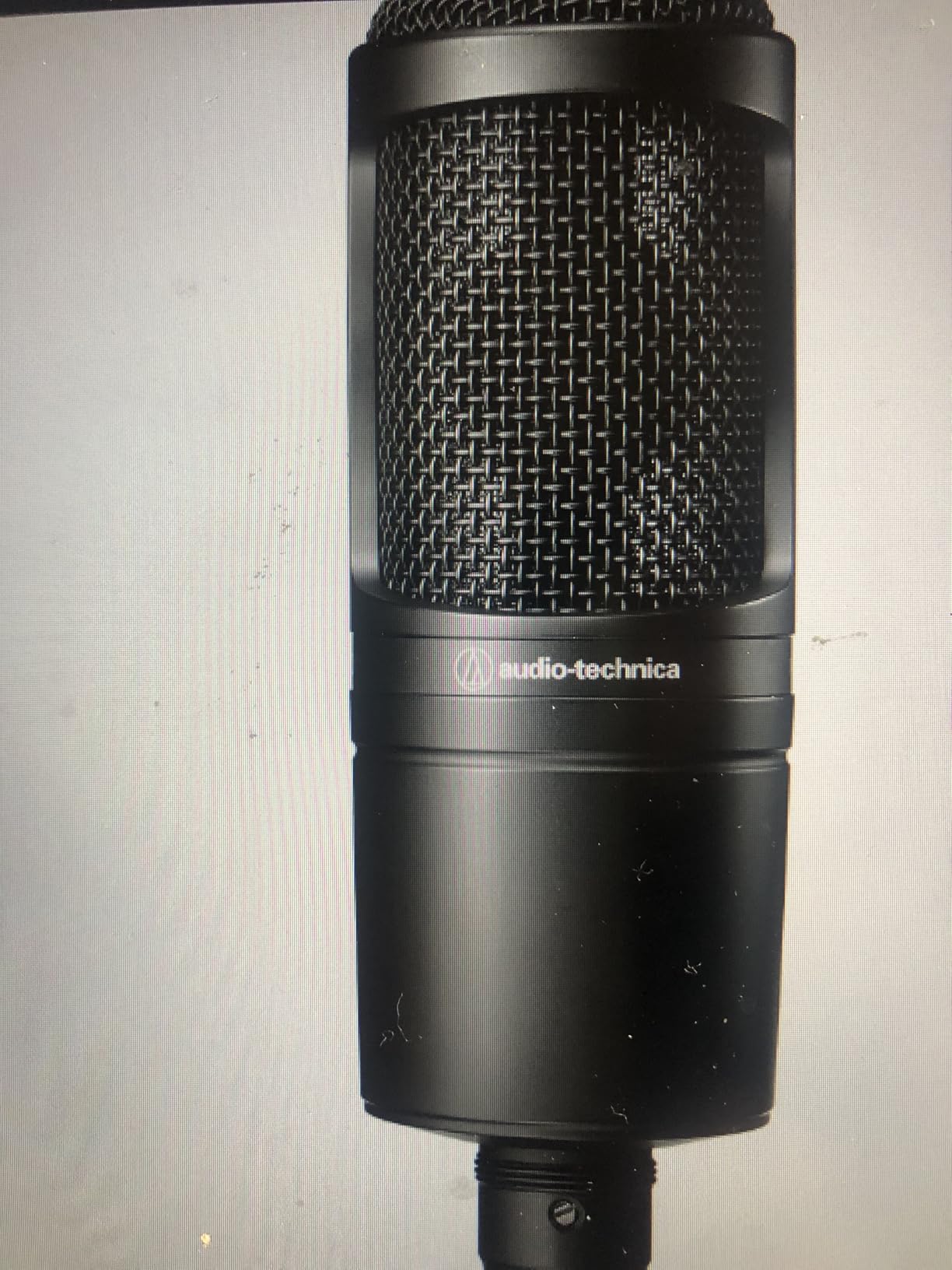 Audio-Technica AT2035 Cardioid Condenser Microphone, Perfect for Studio, Podcasting & Streaming, XLR Output, Includes Custom Shock Mount customer photo 1