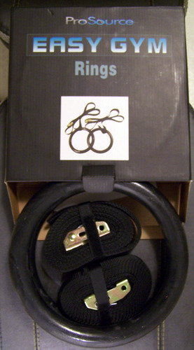 ProsourceFit Fitness Gymnastics Rings with Straps for Total Body Conditioning at Home customer photo 1