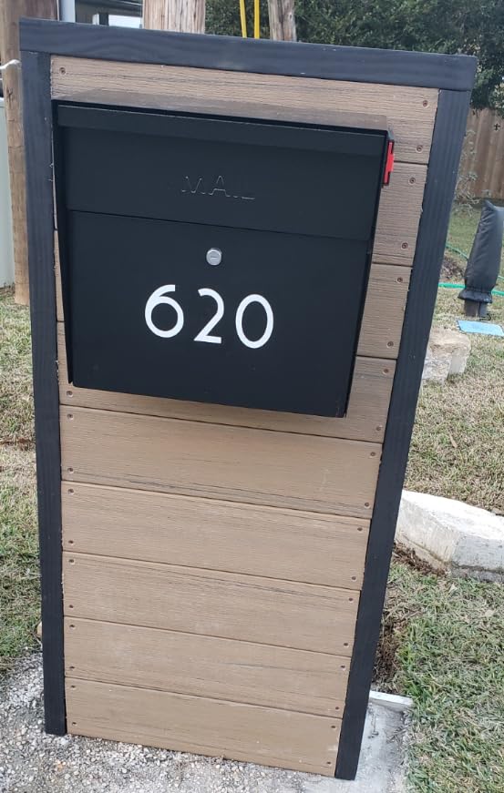 Mail Boss 7162 Metro, Black High Capacity Wall Mounted Locking Security Mailbox, Medium | Mail Boss 7162 Metro, Black High Capacity Wall Mounted Locking Security Mailbox, Medium customer photo 1