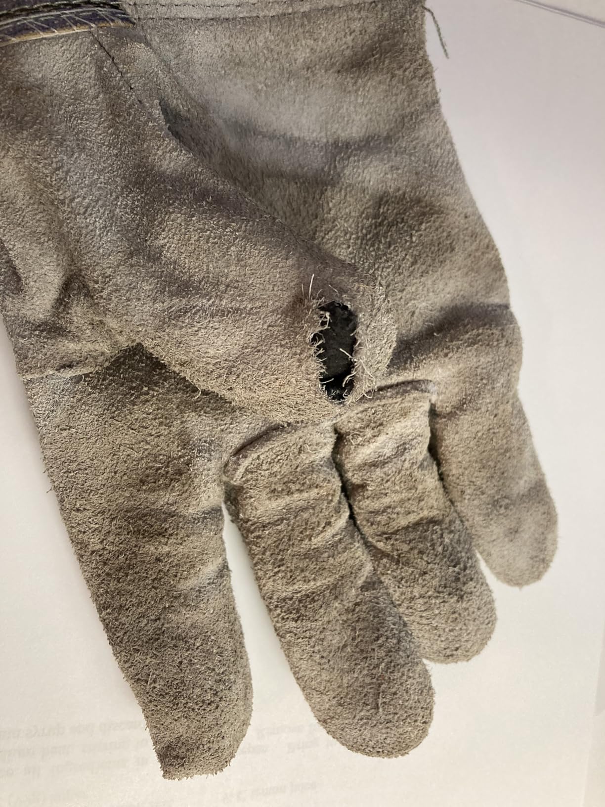 G & F Products Cowhide Leather Work Gloves for Men & Women, 5 Pairs - Suede Palm, Rubberized Safety Cuff & Breathable Cotton Back, Heavy-Duty for Construction, Landscaping & Warehouse, Large customer photo 1