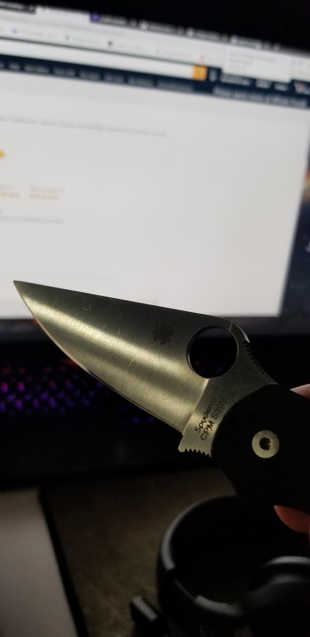 Spyderco Para Military 2 Folding Pocket Knife, PlainEdge | 8.26
