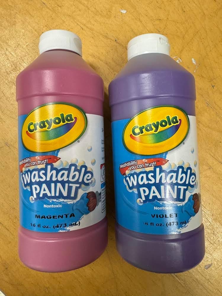 Crayola Washable Paint for Kids 12ct, Bulk Craft Paint Classroom Must Haves | Teacher Classroom Must Haves, Wishlist Essentials, Bulk Paint Set for Kids Art Projects, Nontoxic Craft Supplies, Ages 3+ customer photo 2