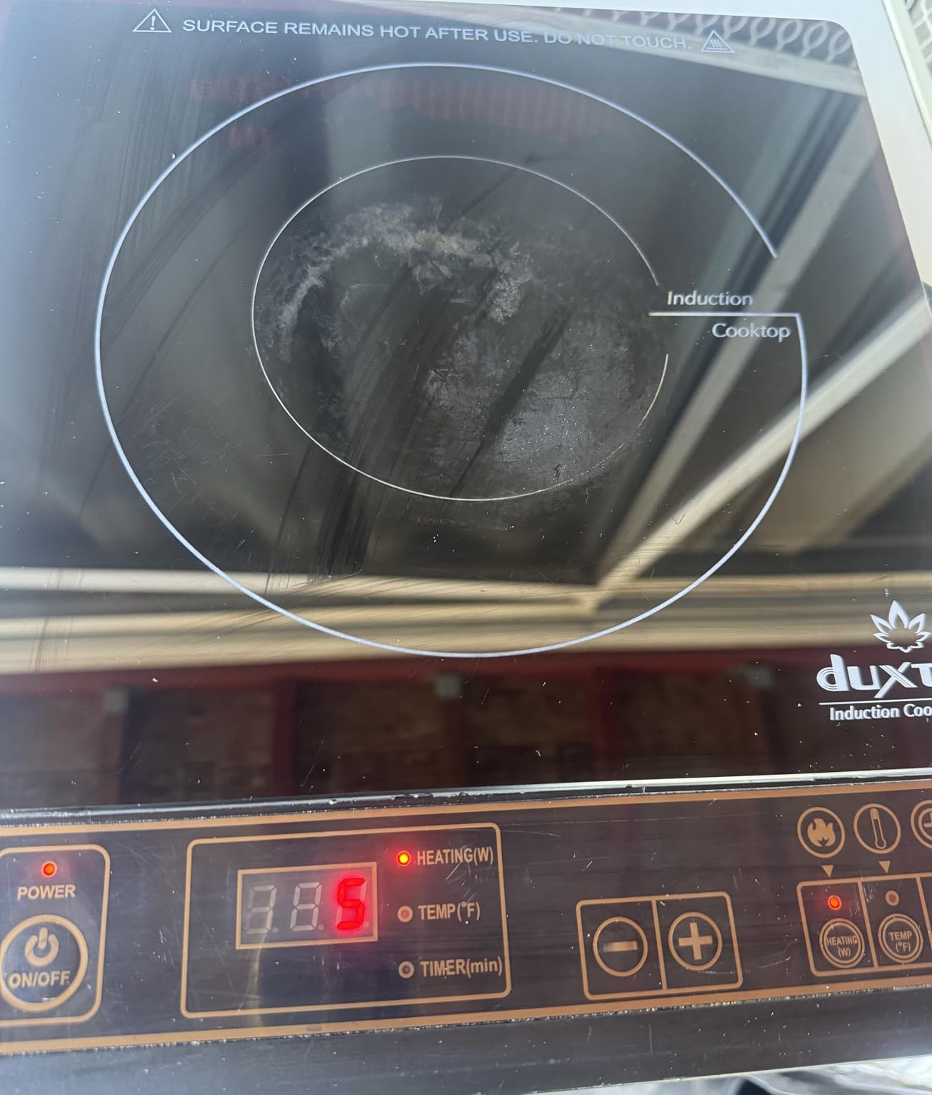 Duxtop 1800W Portable Induction Cooktop Countertop Burner, Gold 8100MC | BT-180G3 customer photo 2