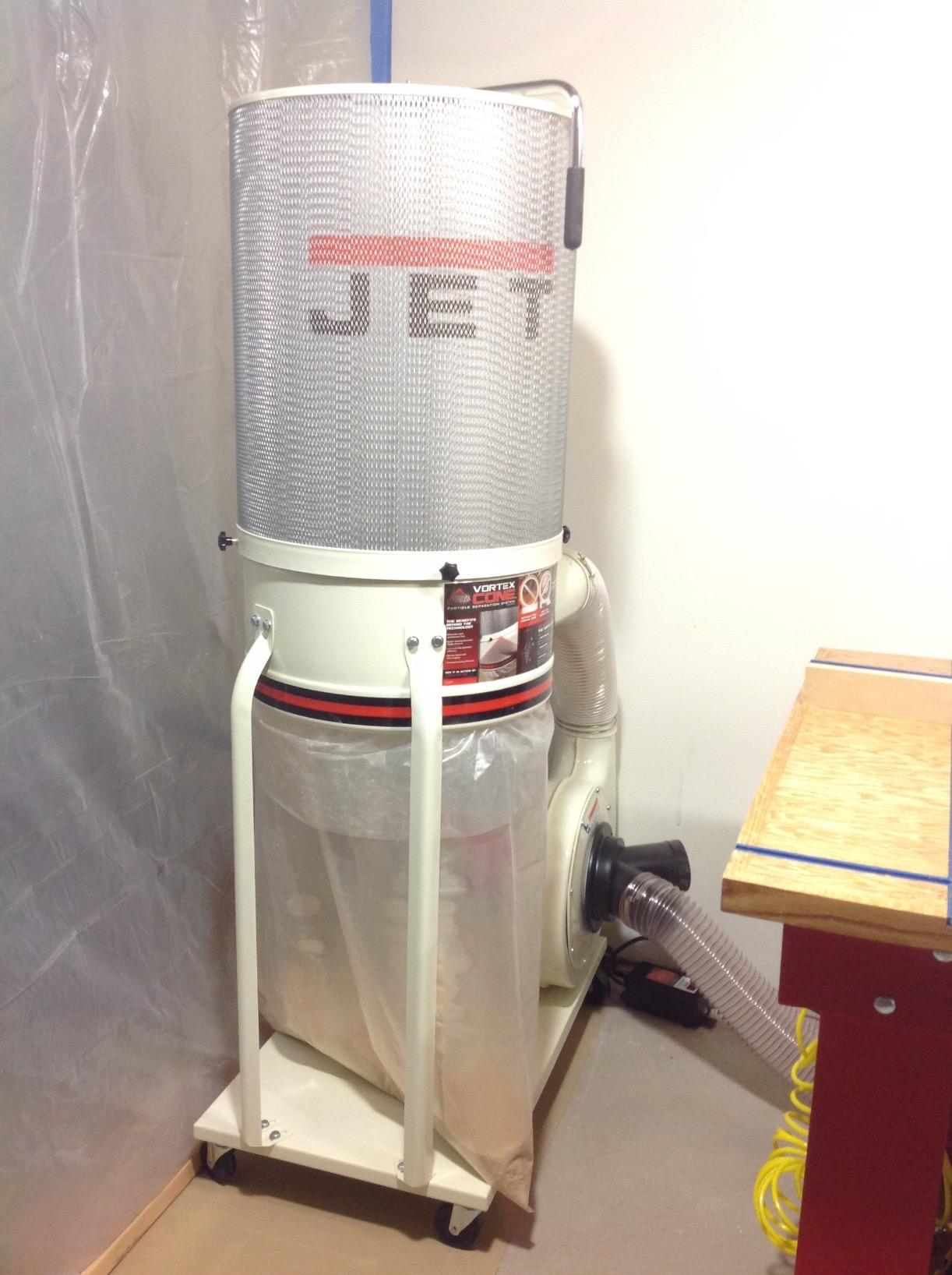 JET Vortex Cone Dust Collector with 2-Micron Canister Filter, 1-1/2 HP, 115/230V 1Ph (DC-1100VX-CK) customer photo 2
