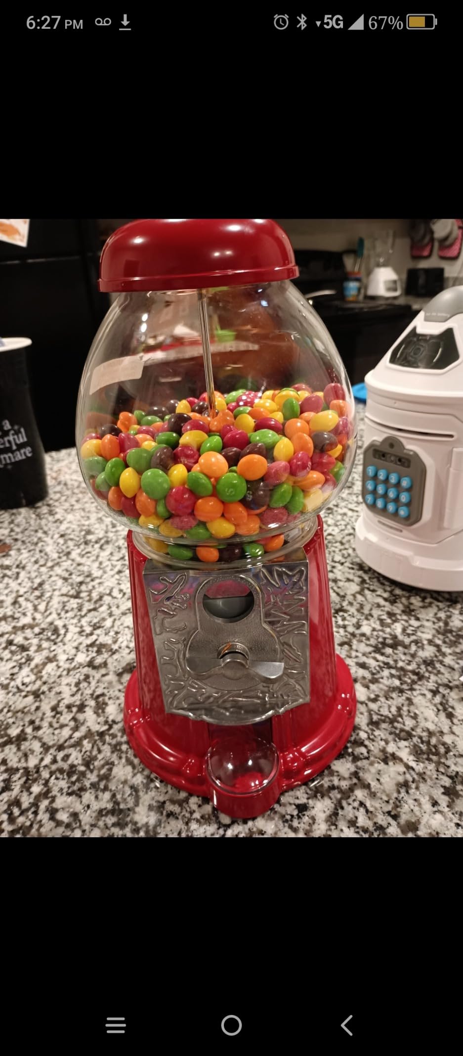 Great Northern Popcorn Vintage Gumball Machine, Red, 11