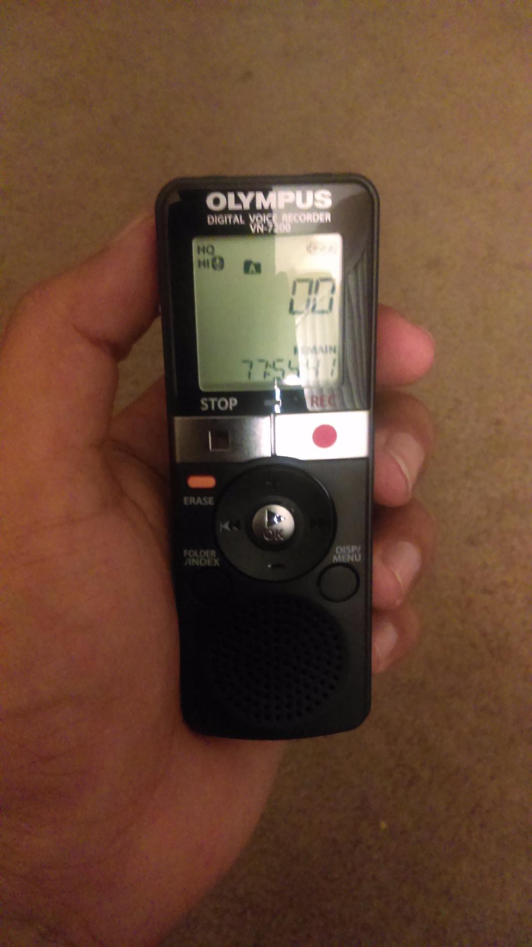 Olympus VN-7200 Digital Voice Recorder customer photo 2