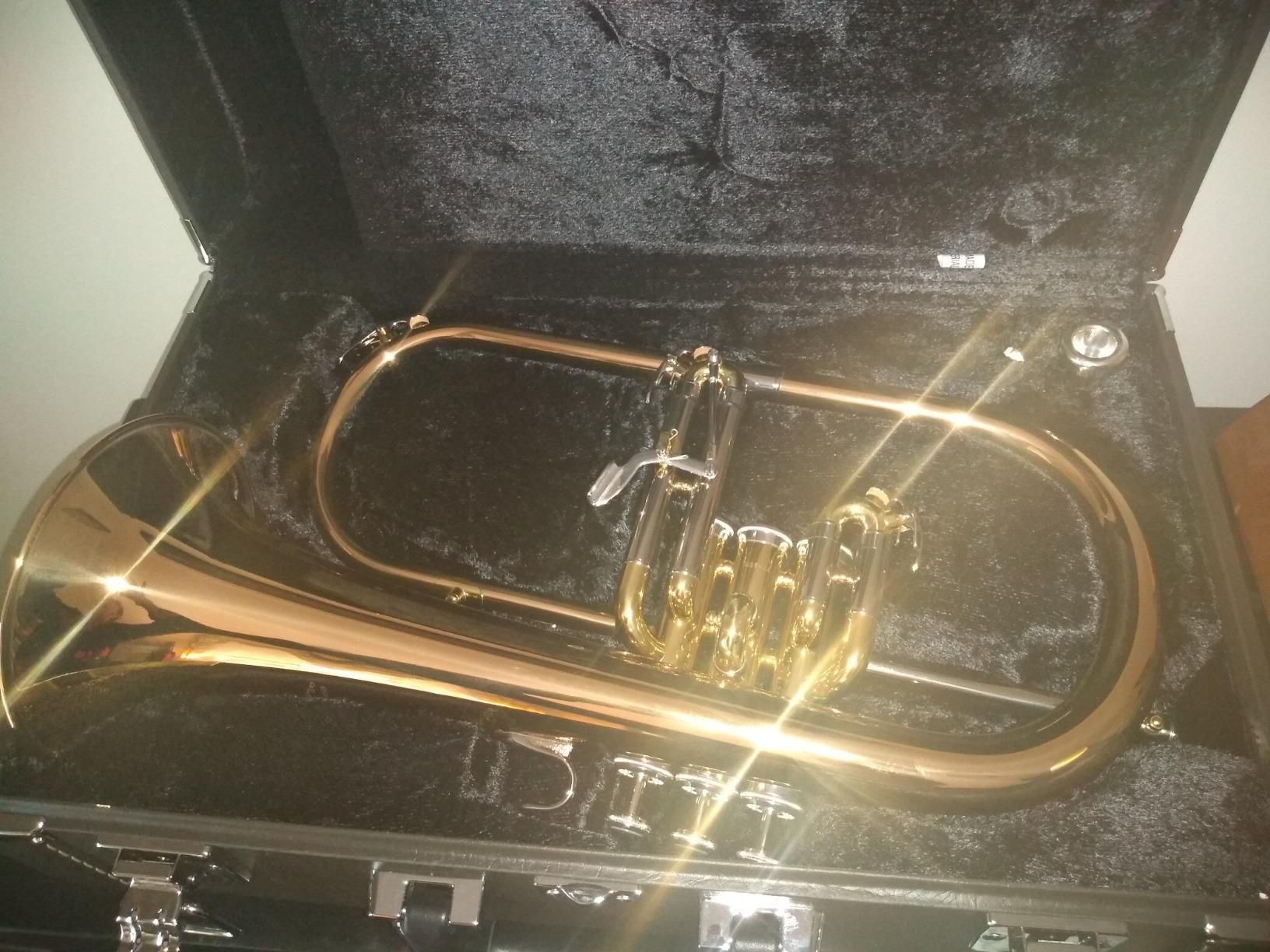 Yamaha YFH-631G Professional Bb Flugelhorn - Clear Lacquer with Gold Brass Bell customer photo 1