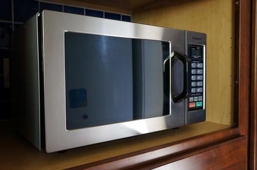 Panasonic NE-1054F Compact Light-Duty Countertop Commercial Microwave Oven with 10 Programmable Memory and Touch Screen Control, 1000W, 0.8 Cu. Ft, Stainless Steel customer photo 2