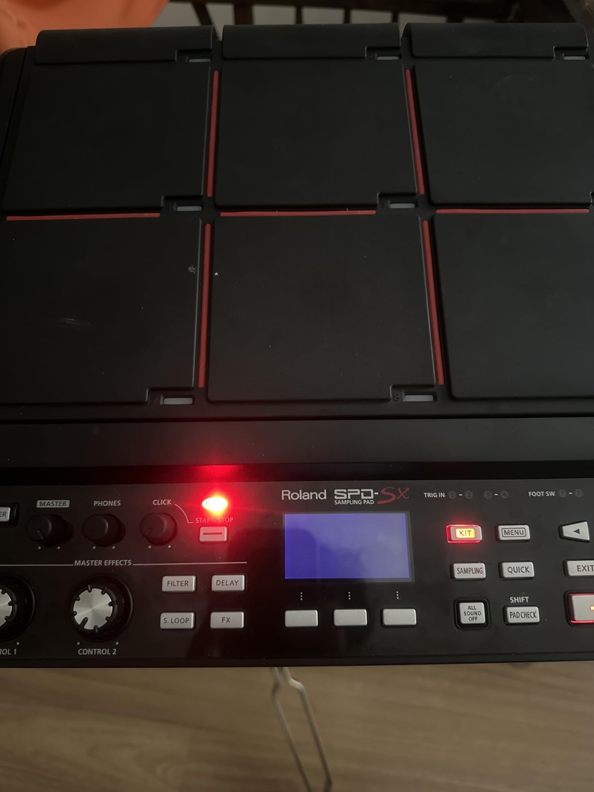Roland Percussion Sampling Pad with 4GB Internal Memory, Black (SPD-SX) customer photo 1