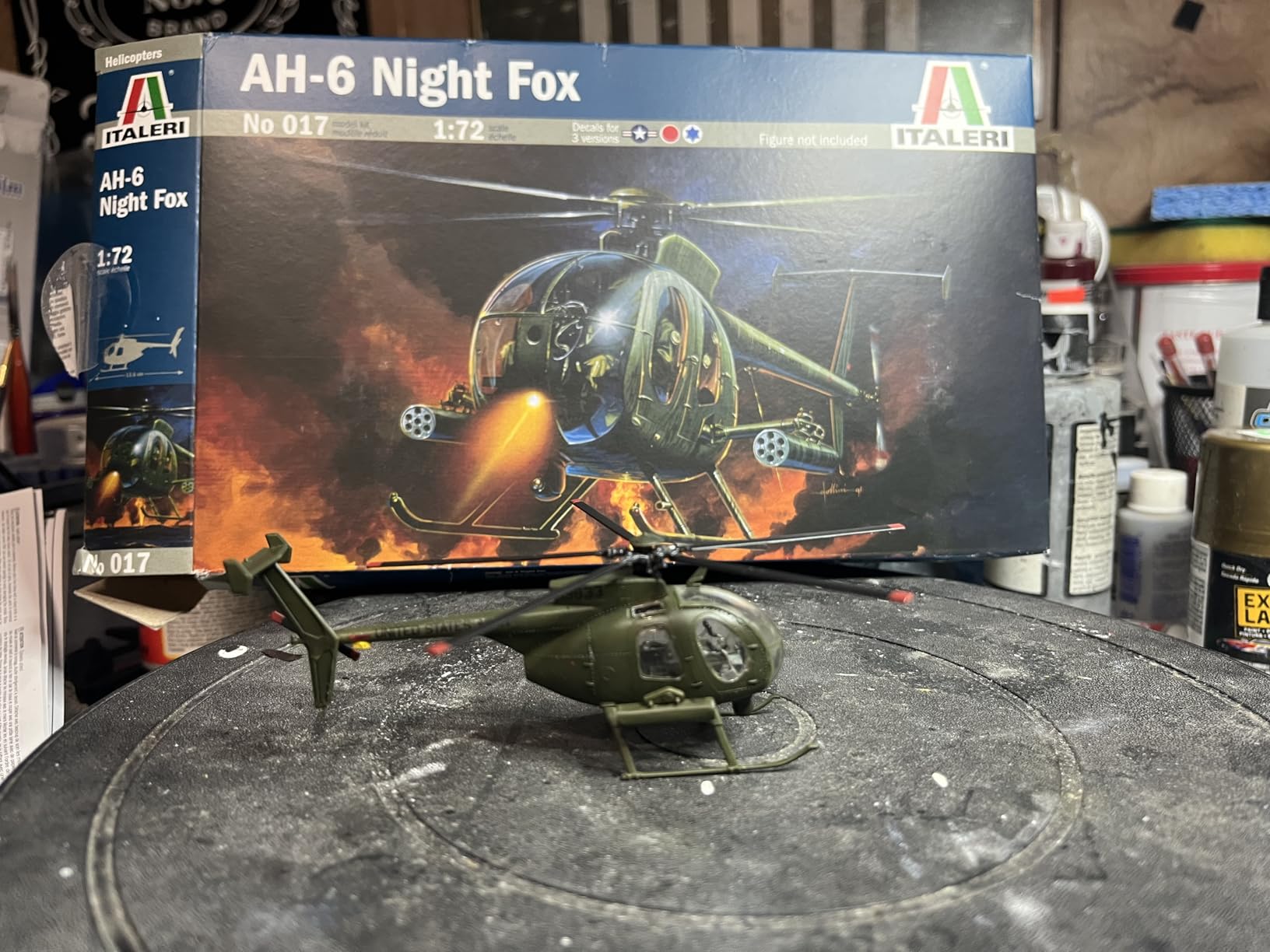 Italeri Models Ah-6 Night Fox Model Kit, Small customer photo 2