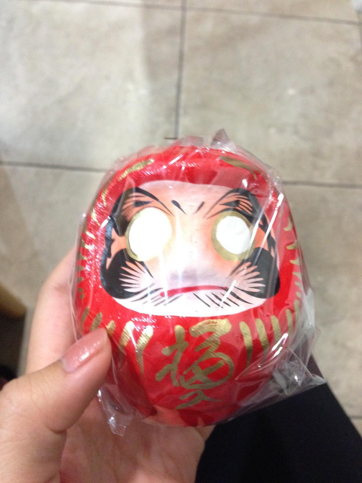 Kotobuki 6072869 Daruma Doll Paper-Mache - 3.75